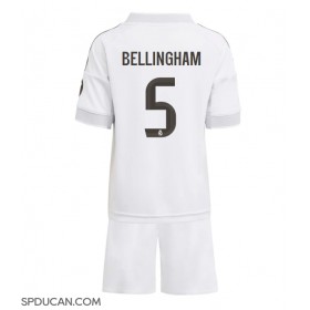 Dječji Nogometni Dres Real Madrid Jude Bellingham #5 Domaci 2025-26 Kratak Rukav (+ Kratke hlače)